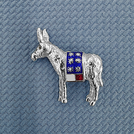 Democrat Donkey Pin