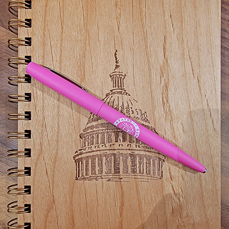 Click Pen - Stratus Pen - Pink Larimar Tru Stone - Stone Pen - Journal  Writing - Writing Instrument - Ballpoint Pen - Handmade - Gunmetal