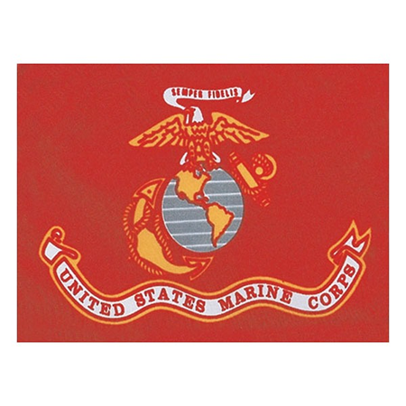 United States Marine Corps with Eagle Globe and Anchor Flag