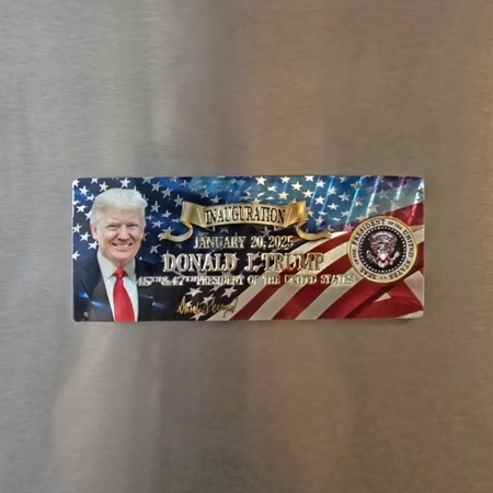 2025 Donald J. Trump Inauguration Refrigerator Magnet