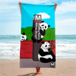 Panda Day Bath Towel