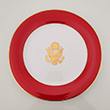 Great Seal Red Dinner Plate