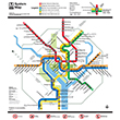 Washington DC Metro System Map Poster