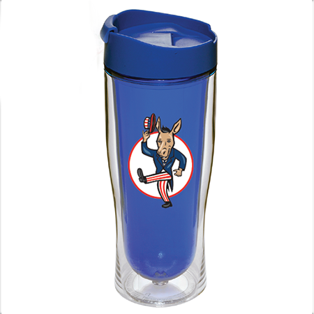 Democrat Party 16 Ounce Blue Drink Tumbler