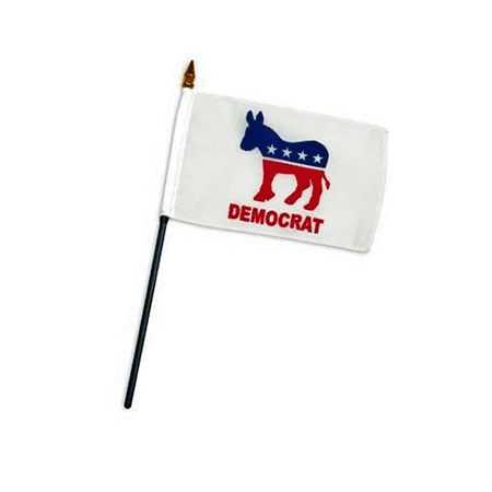 Democratic Party Office Desk Flag