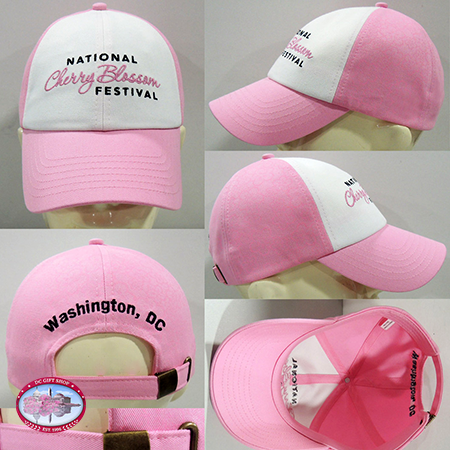 National Cherry Blossom Festival Hat (White)  Cherry Blossoms - Washington  DC Gift Shop & Souvenirs - Your Official Source for White House Gifts