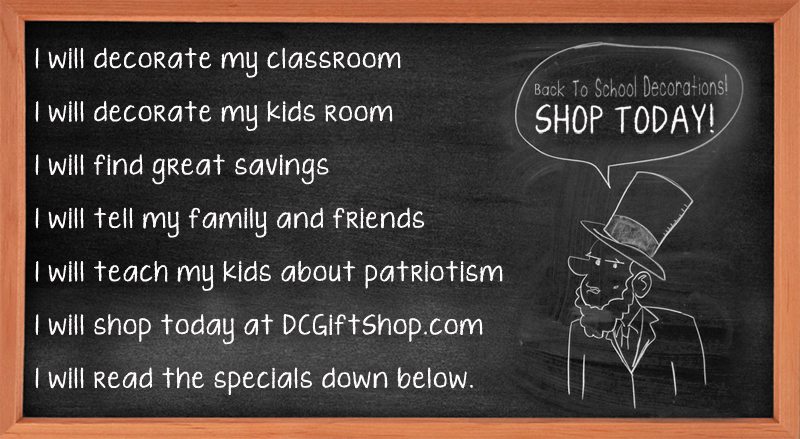 Back To School Patriotic Classroom Decorations Washington Dc